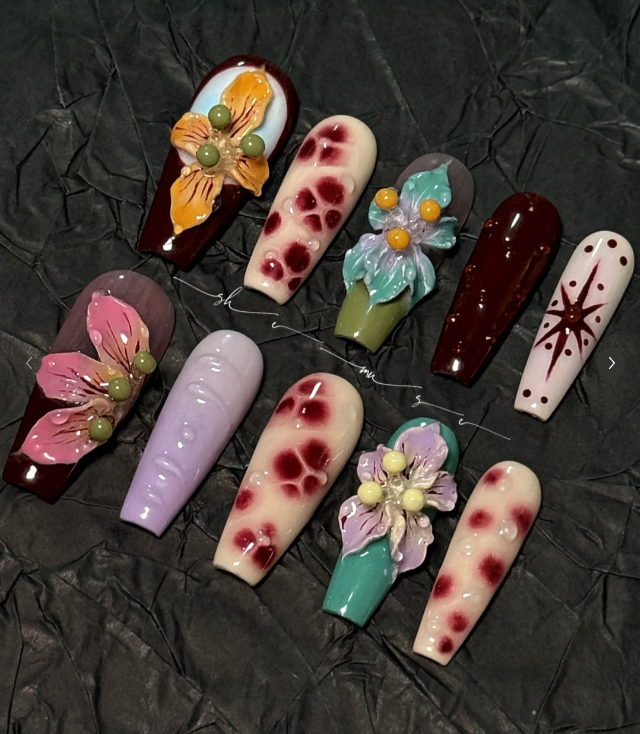 Custom-style press-on nails