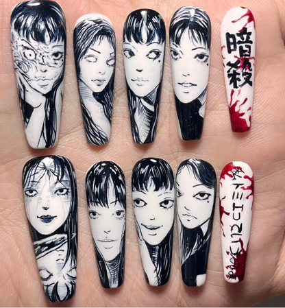 Custom-style press-on nails
