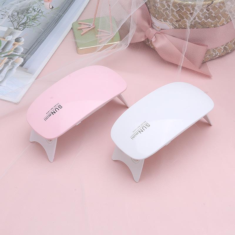 Foldable USB Rechargeable Nail Dryer, 1 Count Portable UV LED Nail Lamp, Professional Manicure Tool for Home & Beauty Salon Use