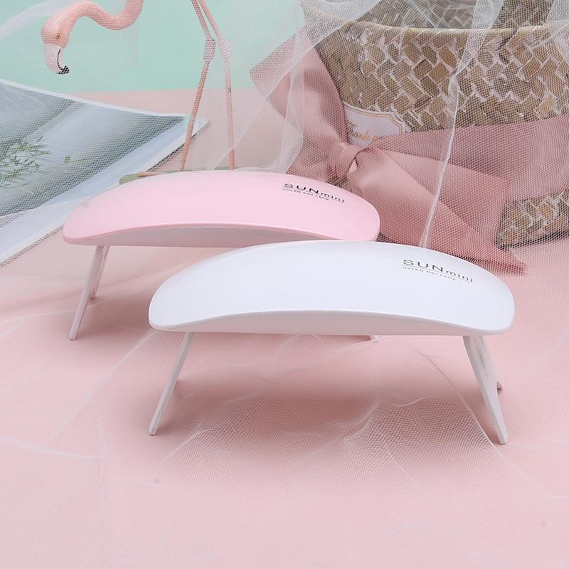 Foldable USB Rechargeable Nail Dryer, 1 Count Portable UV LED Nail Lamp, Professional Manicure Tool for Home & Beauty Salon Use