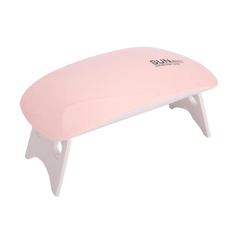 Foldable USB Rechargeable Nail Dryer, 1 Count Portable UV LED Nail Lamp, Professional Manicure Tool for Home & Beauty Salon Use