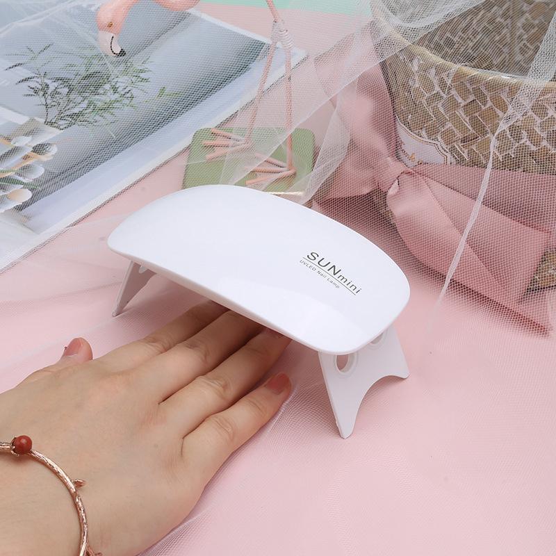 Foldable USB Rechargeable Nail Dryer, 1 Count Portable UV LED Nail Lamp, Professional Manicure Tool for Home & Beauty Salon Use