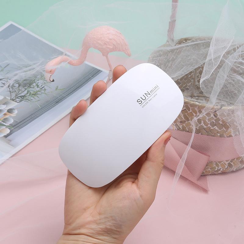 Foldable USB Rechargeable Nail Dryer, 1 Count Portable UV LED Nail Lamp, Professional Manicure Tool for Home & Beauty Salon Use